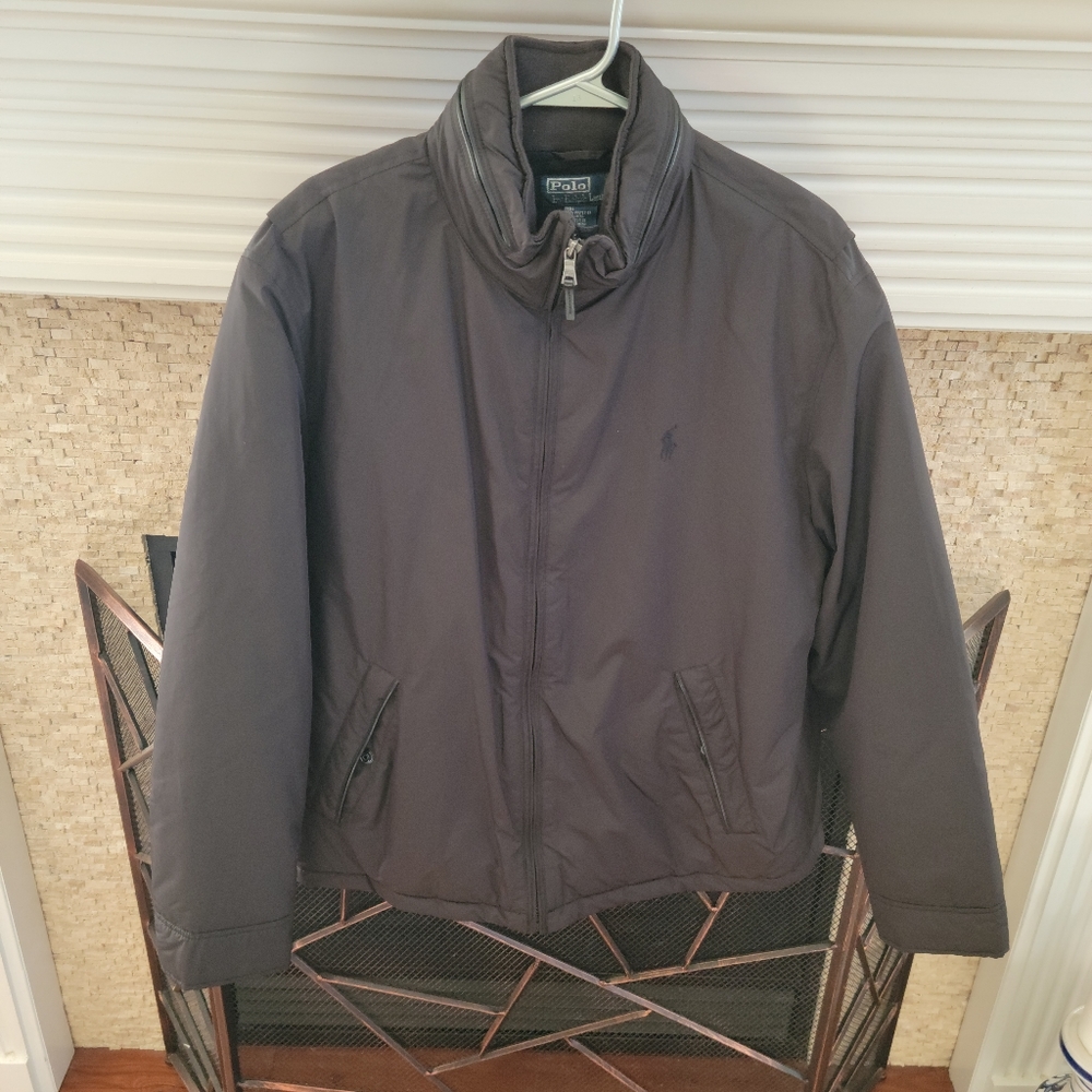 Black Polo Ralph Lauren Jacket Size Medium